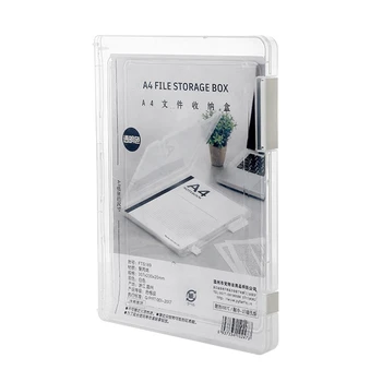 Portable File Box Portable Project for Case Transparent Plastic Box 12 9 In