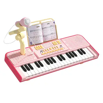 Portable Kids пиано клавиатура електронни клавиатури с музикална стойка рожден ден подаръци електронни цифрови пиано за малки деца