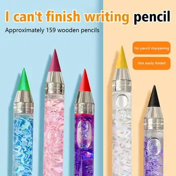 Quicksand молив Няма нужда да се изострят моливи Не мастило магия писалка новост живопис заточване доставки станция без моливи G P7X9