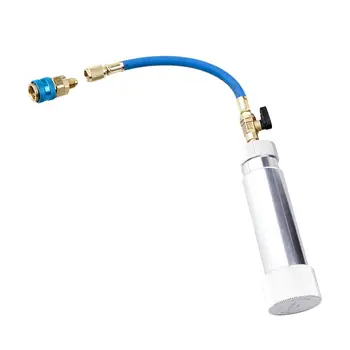 R134A Инжектор за маслена боя R134A 2OZ Спринцовка за пълнене с масло Цилиндър инструмент Автомобилен климатик Инструмент за пълнене на охлаждаща течност