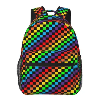 Rainbow Checkers One Casual раница