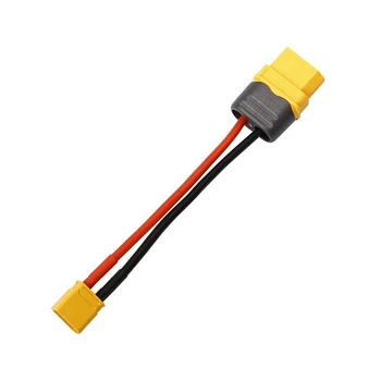RC кабел за батерия Amass XT60 до XT30 T-Plug конектор мъжки женски конектор щепсел с 16AWG силиконов проводник 100mm