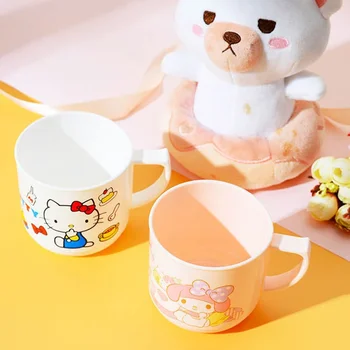 Sanrio Kawaii Hello Kitty четка за зъби Cup My Melody аниме прости деца безопасно трайни сок кафе сгъстен печат двойка чаша