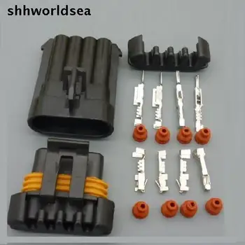 Shhworldsea 10kit 4PIN D580 LS1 LS6 Пакет за автоматична запалителна бобина CoilPack конектор за сензор Plug за Camaro Corvette Trans Am
