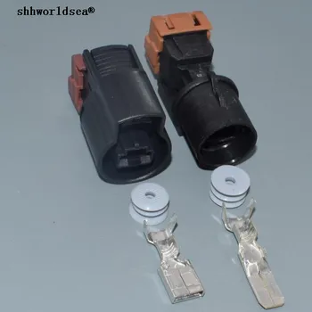 shhworldsea 1pin 7.8mm женски мъжки електрически кабел щепсел водоустойчив пластмасов конектор PK015-01027