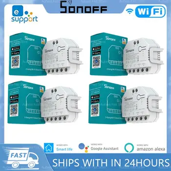SONOFF DUAL R3 Lite двоен релеен модул DIY Wi-Fi интелигентен превключвател 2 Gang контрол на измерването на мощността чрез EWeLink Alexa Google Smart Home 