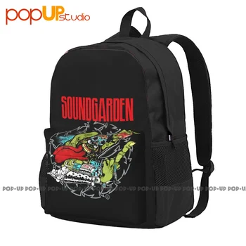 Soundgarden Badmotorfinger Tour Концерт Голям капацитет раница Bookbag раница раница фитнес голяма пазарска чанта чанти чанти за пътуване