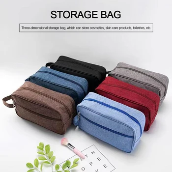 Travel Мъжка тоалетна чанта Дамски козметичен калъф за необходимост Дамска чанта за грим Beauty Wash Pouch Чанта