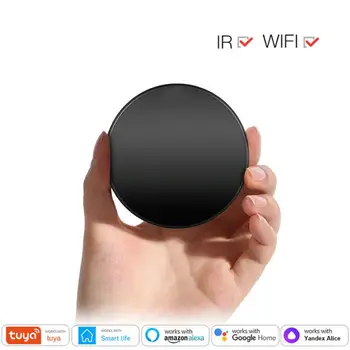 TUYA WiFi Smart IR дистанционно управление Универсална инфрачервена светлина за интелигентен домашен контрол за TV DVD AUD AC, Smart Life App Alexa Google Home