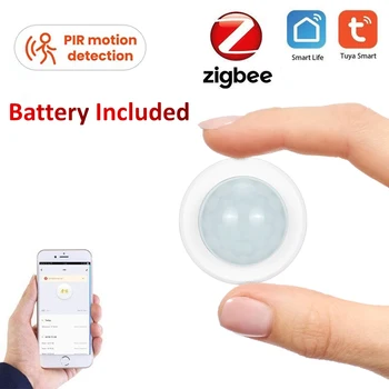 Tuya Zigbee 3.0 Човешко тяло PIR сензор за движение Безжичен интелигентен живот Заявка за шлюз за домашна сигурностРабота с Alexa Google Smart Home