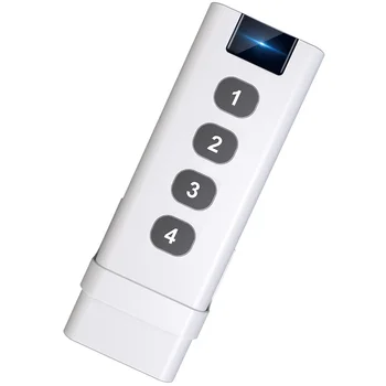 TUYA ZigBee Smart House Безжичен превключвател за сцена 4 Gang Remote Portable Tuya Zigbee Hub Изисква се без ограничение за управление на устройството