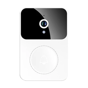 Tuya Безжичен интелигентен звънец за врата 1080P Домашно наблюдение Визуална камера за пръстен на вратата Видео Wifi контрол Звънец за нощно виждане