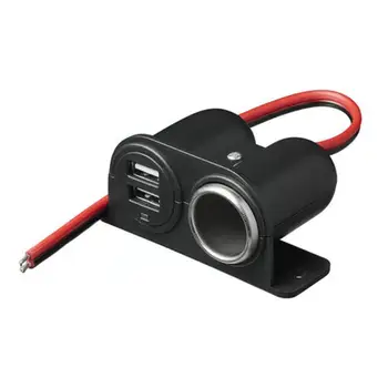 USB портове гнездо DC 5V двойно 3.1A зарядно устройство вградено зарядно порт кола мулти електрически кемпер щепсел адаптер вдлъбнати автомобили светлина F4G0