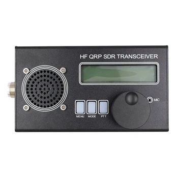 USDX USDR HF QRP SDR приемо-предавател SSB / CW приемо-предавател 8-лентов DSP SDR SDR приемо-предавателен микрофон + 6000 Mah батерия EU Plug