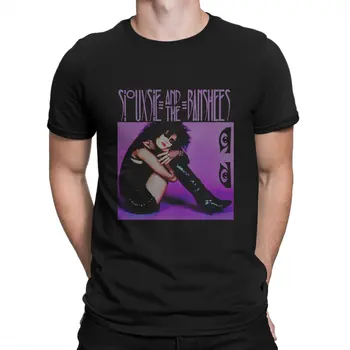 Vintage Един от представителите на готическата музика тениски за мъже памучна тениска Siouxsie And The Banshees Short