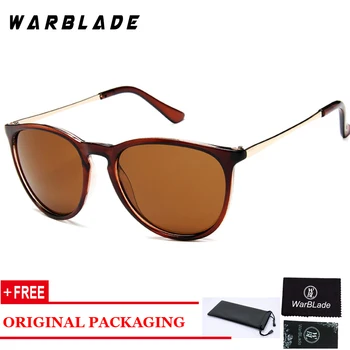 WarBLade 2020 Нова мода жени кръг стил слънчеви очила реколта класически дизайн марка котка око слънчеви очила Oculos де сол Feminino
