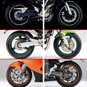 Wheel стикер отразяващи джантата ивица лента велосипед мотоциклет стикери за Kawasaki ZX7R ZX7RR ZX9 ZZR1200 ER-5 GPZ500S EX500R нинджа