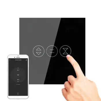 Wifi превключватели Група Контролирайте ни Стандарт Tuya Smart Life Led подсветка Гласов контрол Smart Home Smart Touch завеса превключвател