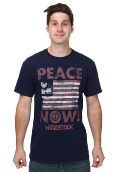 Woodstock Peace Now Мъжка тениска