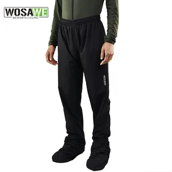 WOSAWE Колоездене дъжд панталони Светлоотразителни дъжд панталони водоустойчив MTB Колоездене Открит спорт Многофункционален туризъм Къмпинг дъжд панталон