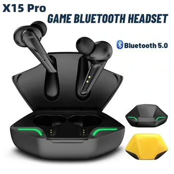 X15Pro TWS безжични Bluetooth 5.0 слушалки стерео слушалки спортни слушалки микрофон с кутия за зареждане за всички смартфони