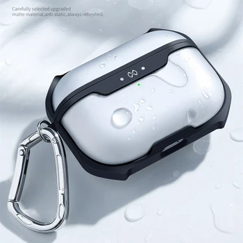 Xundd калъф за слушалки за калъф за AirPods прозрачен прахоустойчив калъф защитен за Airpod 1 2 3 капак удароустойчив протектор