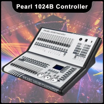 YUER 1024B перлена конзола DMX512 Професионално оборудване за сценичен контролер 1024 канала за DJ бар парти LED движеща се глава светлина