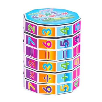 YYDS Cartoon Math Cube Инструменти за ранно обучение Учебни помагала Монтесори образование за деца Начало Детска градина
