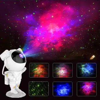 Z30 Galaxy Star проектор звездно небе нощна светлина астронавт лампа домашна стая декор декорация спалня декоративни осветителни тела подарък