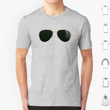 Авиаторски слънчеви очила T Shirt 6Xl Cotton Cool Tee Авиаторски слънчеви очила Epic Awesome Classic Ретро Реколта Музика Най-продавани Поп