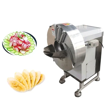 Автоматична машина за рязане на джинджифил Машина за рязане на плодови зеленчуци Машина за раздробяване на картофи 150KG / H