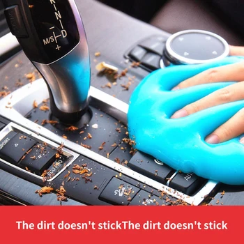 Автомивка Интериорен гел за почистване на автомобили Слуз за почистваща машина Auto Vent Magic Dust Remover Лепило за отстраняване на прах Компютърна клавиатура Dirt Cleaner