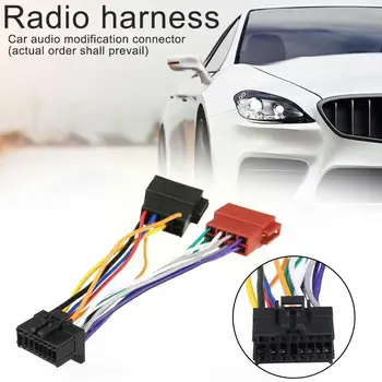 Автомобилен стерео радио сноп ISO радио възпроизвеждане щепсел автоматичен адаптер сноп окабеляване стан кабелен конектор I9A8