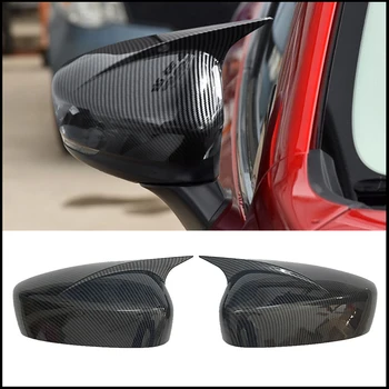  Аксесоари за кола за Mazda 3 Axela 2017 2018 Огледало за обратно виждане капак капачка жилища стикер тапицерия с рог авточасти стайлинг