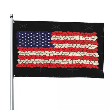 Америка на испански мозаечни плочки знаме