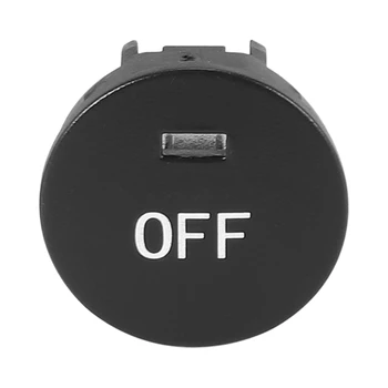  Бутон за превключване на панела на климатика Капак на централното копче за управление OFF за BMW Серия 5 E60 E61 61319250196
