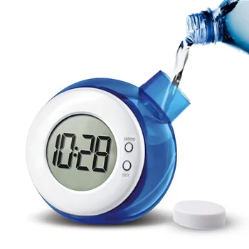  Воден захранван електронен настолен часовник Цифров детски будилник Интелигентен часовник с календар Коледен подарък за деца