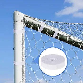 Водоустойчив футболен гол нетни крепежни елементи Лек водоустойчив футболен гол Net закопчалка лента Лесен за носене за многократна употреба за малки