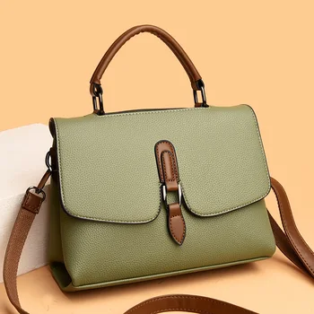 Дамски квадратни чанти с голям капацитет за жени чанта за рамо чанта голяма пазарска чанта мода преносими модерни crossbody чанти женски