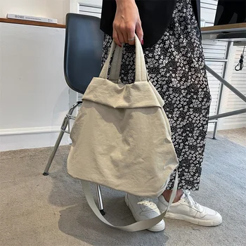 Дамски плат водоустойчив найлон голям капацитет кръстосано тяло рамо чанта 2022 мода случайни жени кофа купувач crossbody чанти