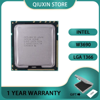 Дванадесет нишки 12M 130W LGA 1366,Intel Xeon W3690 процесор CPU 3.4GHz шестядрен