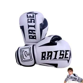 Дишащи леки боксови ръкавици Тежки ръкавици за чанта за бокс Кикбокс Муай Тай и бойна игра Обучение Възрастни Деца