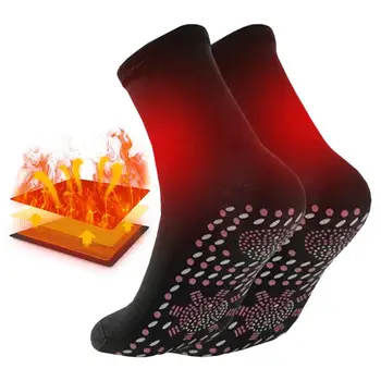 Дишащи масажни чорапи Нагреватели за крака Термични чорапи със самонагряващи се и масажни функции Подарък за семейство Приятели Колеги