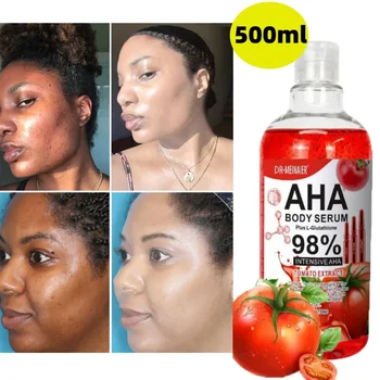 Доматена есенция за жени Грижа за кожата Избелване и овлажняване на тялото на лицето, насърчаване на равномерния и ярък цвят на кожата, инхибиране на меланина