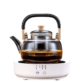 Електрическа кана за чай Напълно автоматична удебелена вътрешна облицовка с двойна употреба Автоматично запазване на топлината Домакински комплект чай за пиене