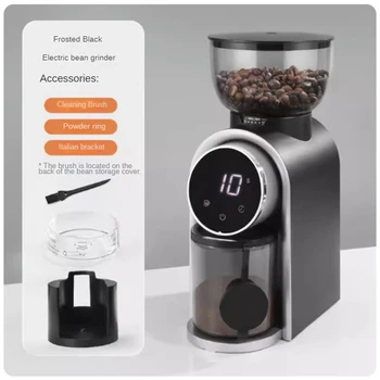 Електрическа кафемелачка Ръчно сварена италианска машина за кафе на зърна Кафемелници за домакинството Офис EU Plug