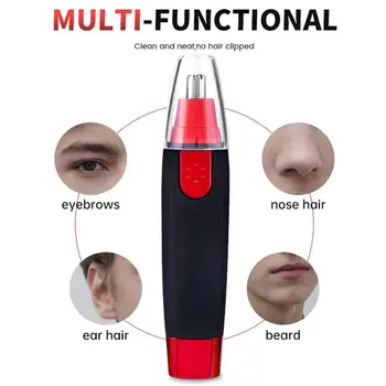 Електрически нос тример за коса отстраняване бръснене вежди нож за мъже и жени назална вълна изпълнение лицето бръснене машина 2022 R8N2