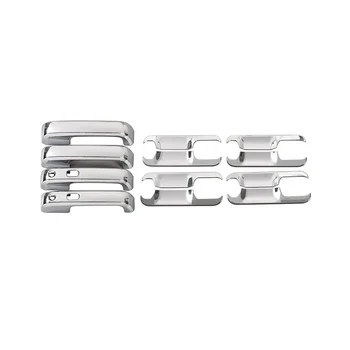За 2015-2020 г. Дръжки за врати + Калъфи за протектори за купа за врати Аксесоари за подстригване - ABS Silver