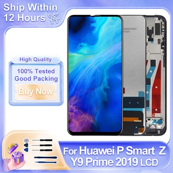 За Huawei Y9 Prime 2019 LCD дисплей STK-LX1 STK-L21 сензорен екран дигитайзер за Huawei P Smart Z LCD резервни части