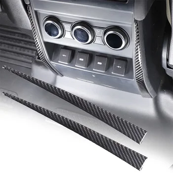 За Land Rover Defender 2020-2024 Декоративни стикери от меки въглеродни влакна от двете страни на автомобила Заден порт за зареждане Авто аксесоари